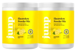 JUNP Electrolytes en poudre Pas de sucre Pas de glucides – Lémonade fraîche pressée Mélange de boisson - Potassium et sel Electrolyte en poudre d'hydratation Zéro Calorie en poudre d'électrolyte sans sucre, Keto Friendly, 180 portions