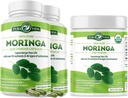 Moringa Capsules 120ct. 500mg Caps. (Pack of 2) and Moringa Powder 8 oz.