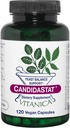 Vitanica Candidastat, Yeast Balance Supplement and Support, Vegan, 120 Capsules