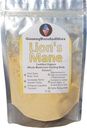 4oz Organic Lion's Mane Mushroom Extracted From Real Mushroom Fruiting Bodies from Nammex | >35% Beta-Glucans | Hericium erinaceus | β-Glucan Energy, Mental Health, Immune System, Nerve Growth Facor