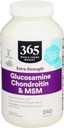 365 par marché des aliments entiers, glucosamine Chondritine X Strength MSM, 240 comprimés