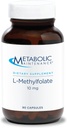Metabolic Maintenance L-Methylfolate 10 mg - L Methyl Folate, Methylfolate Supplement for Women & Men, Methylated Vitamin B9 (5-MTHF) for Brain Health, Focus, and Calm - 90 Capsules (Pack of 1)