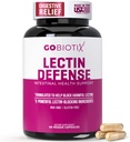 GOBIOTIX Lectin Defense - Lectin Blocker Supplement for Leaky Gut with MSM and Digestive Enzymes - Aids in Intestinal Health for Women and Men - Non-GMO + Gluten Free - 60 Capsules (1)