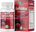 America Medic & Science FertiliMax, suppléments de fertilité pour les femmes, soutient la santé reproductive et le traitement de la fertilité, avec folate, CoQ10, DHEA, fer, sélénium, 90 capsules