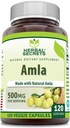 Herbal Secrets Amla Supplement | 500 Mg Per Serving | 120 Veggie Capsules | Made with Natural Amla | Supplement | Non-GMO | Gluten Free | Made in USA