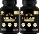 35450MG Pure Shilajit Supplément - Himalayan Organic Shilajit pour les hommes et les femmes Potence maximale Shilajit pour l'énergie améliorée et le soutien immunitaire 180 Capsules Veggie