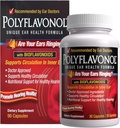 Polyflavonol avec des bioflavonoïdes, soulagement de l'acouphène, formule de santé de l'oreille unique, soutien des oreilles sonnantes, soutient la circulation dans l'oreille interne, favorise la santé auditive, 90 Capsule, 30 portions