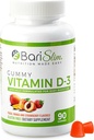 BariSlim Vitamine bariatrique D-3 Gommies - Vitamine gommée spécialement formulée pour les patients après une chirurgie de perte de poids - Facile à digérer et grands saveurs de fruits dégustation