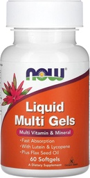 Maintenant, les aliments liquides Multi Softgels 60 gels
