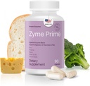 Houston Enzymes - Zyme Prime - 90 Capsules - Digestive Enzymes Women & Men Enzyme, Digestion for Carb, Fat & Protein Breakdown, Helps Intolerances, Bloating & Gas, Digestive Health Supplement