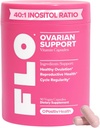 O Positiv FLO Ovarian Health Support - Hormone Balance for Women, supplément avec DIM, Myo & D-Chiro Inositol, Folic Acid - soutient l'ovulation saine, la régularité du cycle - 30 services