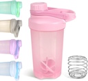 D.Y.A 16oz shaker bouteille, fuite de la preuve de sport shaker tasses pour les shakes de protéines, bouteille de shaker pour pré entraînement et voyage à aller, BPA gratuit et facile propre bouteille de shaker de protéines,
