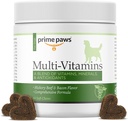 Multivitamin for Dogs - Effective Formula Includes Calcium & B Vitamins for Dogs & Puppies - Dog Vitamins Supplement Chews - Beef Bacon Flavor - 60 ct