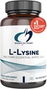 Designs for Health L-Lysine HCL Pills 1500mg - Amino Acid Lysine Hydrochloride Nutritional Supplement for Adults - Immune + Bone Health Support - Vegan + Non-GMO (120 Capsules)