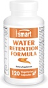 Supersmart - Water Retention Formulation (Advanced Complex) - with Dandelion, Guarana, Caffeine, Betalains - Natural Lymphatic Drainage Supplement | Non-GMO & Gluten Free - 120 Vegetarian Capsules