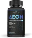 AEON NAD liposomique + Complexe de longévité, avec NAD+, NR, Resvératrol, Quercetin, Fisetin, L Theanine, TMG, EGCG, Spermidine, Astragalus, Supplément anti-âge, Vegan, 60 Capsules
