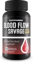 Blood Flow Savage Pro - Nos meilleures capsules de flux sanguin - Healthy Blood Flow Formule naturelle - Soutien Hommes Blood Flow Savage Grow Max Your Body Circulation - Mens Blood Flow Supplément Max Blood Flow