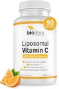 Liposomal Vitamin C, Healthy Immune System, Supports Heart Health, Enhanced Energy Level, Antioxidant Properties, 1400mg Per Servings, 180 Capsules