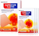 24 Pcs Capsicum Plaster Capsaicin Patch (7,09 * 4,72 in), Porous Capsicum Heat Plater