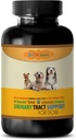 Soutien de la vésicule pour chiens - Soutien du traîtage urinaire pour chiens - Maintien de la fonction de santé - CHEWABLE - Uva Ursi pour chiens - - suppléments et vitamines pour chiens - vitamines pour chiens et multivitamines - 90 Treats (1 bouteille)