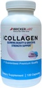 Bricker Labs Collagen pour hommes et femmes - Supplément de collagène hydrolisé de type I, III 750mg, 1 gélule de collagène par jour - 120 portions