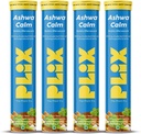 PLIX - THE PLANT FIX KSM-66 Ashwagandha 300mg Suppléments effervescents pour le stress, l'humeur et le soutien énergétique avec vitamine D3 et Brahmi - 60 Végétaux, non OGM, comprimés sans gluten, paquet de 4