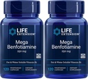Life Extension Mega Benfotiamine Capsule, 250 Mg, 120 Vegetarian Capsules 2 Bottles
