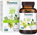 Himalaya Hello Joy Herbal Supplement, with Ashwagandha, Amla, Bacopa, Holy Basil/Tulsi, Positive Outlook, Supports Motivation, Stress Relief, Balanced Cortisol, Non-GMO, Vegan, 60 Capsules