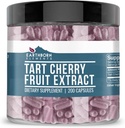 Earthborn Elements Tart Cherry Extract 200 Capsules, Pure & Undiluted, No Additives