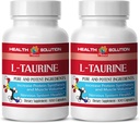 Taurine b6 - L-TAURINE 500MG - maintain lean muscle mass, Taurine Supplement, Essential Amino Acids, Focus and Energy Booster, Memory Support, powerful antioxidant, Detox pills, 2 Bot 200 Capsules
