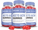 Justified Laboratories (3 Pack Microbio Keto ACV Gummies Advanced Formula 1000MG Micro Bio Keto Gummies Apple Cider Vinegar Formulated with Pomegranate Beet Juice Powder B12 Vegan Non GMO 180 Gummys
