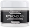 Gyno Burn Gynecomastia Cream New 4 Ounce Jar. Burn Stubborn Chest Fat and Firm up Your Pecs. Fat Burner Cream Works for Men and Women