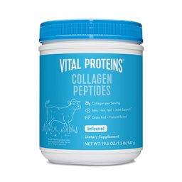 Protéines vitales, peptides de collagène non aromatisés, 20 once