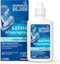 Mommy's Bliss Saline Drops/Spray, Nasal Relief for Newborns & Up, 1 Fl Oz