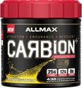 AllMAX Nutrition - CARBION+ Supplément d'hydratation d'entraînement avec électrolytes, soutient l'endurance, la récupération et la performance d'exercice, sans gluten et végétalien, mangue ananas, 25 portions