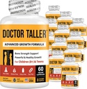 NuBest Doctor Taller - Height Growth Formula - Supports Height Growth and Immunity - Keto with Calcium, Vitamin D3, Vitamin K2, Amino Acids & Herbs for Children (8+) - 12 Pack | 12 Month Supply
