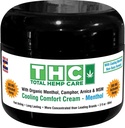 300mg Total Hemp Turmeric Cream - Joints & Muscle Relaxer Cream with Arnica, MSM, Hemp Oil Extract, & 7 Essential Oils - Non Greasy & Fast Absorbing for Back, Neck, Elbows, Knees, & Hip, 2 oz