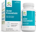 Terry Naturally Acne Essentials - Skin Support for Clear Skin - Supplement with Vitamins A, C & Zinc - Skincare Supplement for Occasional Acne - 60 Capsules (60 Servings)