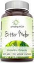 Amazing India Bitter Melon 500 mg 120 Capsules de légumes Supplément