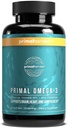 Primal Harvest Omega 3 Suppléments à l'huile de poisson, 30 portions Gels doux Capsules w/ 1000mg EPA + Suppléments DHA, Pas de Burps Poissons Non-OGM Omega 3 Acides gras