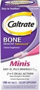 Caltrate Minis 600 Plus D3 Plus Minéraux Calcium et supplément vitamine D Comprimés, os santé et supplément minéral pour les adultes - 150 Compte