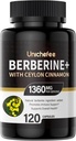 Berberine - 1000-1500 mg par jour - Supplément Berberine HCL pour le soutien métabolique - Suppléments sans gluten et végétaliens pour les hommes et les femmes 16