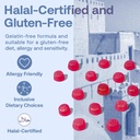 786 Biotine boost Vitamines - Vitamines halal pour cheveux, peau et ongles - Vegan, sans gluten, 10 000 mcg par portion [haute puissance]