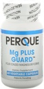 PERQUE Mg Plus Guard Magnésium - Supplément de magnésium à haute absorption avec glycinate, ascorbate et citrate - Soutient la fonction cardiaque et métabolique - Non-OGM, sans gluten -60 capsules végétales