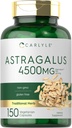 Carlyle Astragalus Root Capsules 4500mg | 150 Count | Vegetarian, Non-GMO, Gluten Free Supplement