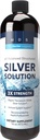 Alkaline Structured Silver Liquid Supplement 30ppm - Immune and Gut Health Support - Extra Strength Structured Colloidal Silver Mineral Supplements - Made in USA (16 oz)