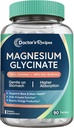 Doctor's Recipes Magnesium Glycinate, Chelated Magnesium with High Absorption & Non-Buffered, Easy on Stomach, No Gluten, Bone, Nerve & Energy Support, 90 Tablets