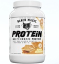 Black Magic poudre multi-source de protéines de lactosérum - Whey, oeuf, complexe caséine avec enzymes et MCT Keto, faible sucre avant/après l'entraînement miel Graham Crackers Aromat 24g 2 LB, paquet de 1