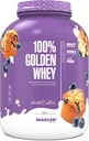 Maxler 100% Golden Whey Protein - 24g of Protein per Serving - Premium Whey Protein Powder for Pre Post Workout - Fast-Absorbing Whey Concentrate, Isolate & Hydrolysate Blend - Blueberry Muffin 5 lb
