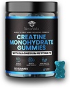 Gommies monohydratées de créatine avec Glycinate de magnésium, L-Arginine, BCAA, Zinc & Beta-Alanine- Gommies monohydratées de pré-entraînement de la créatine